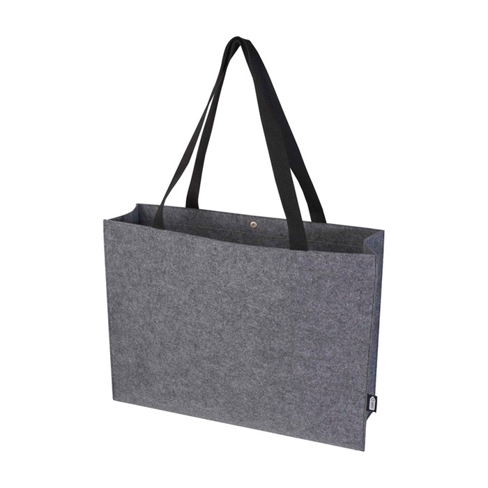 Bolsa para la compra de fieltro reciclado de alta calidad con 20L color gris oscuro Bolsa para la compra de fieltro reciclado de alta calidad con 20L color gris oscuro