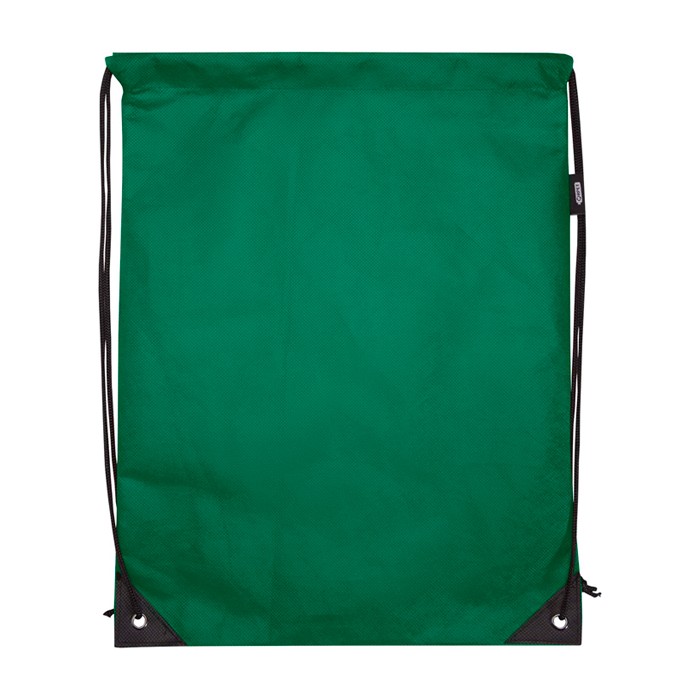 Mochila de cuerdas non-woven duradero y resistente al desgarro 5L color verde segunda vista frontal Mochila de cuerdas non-woven duradero y resistente al desgarro 5L color verde segunda vista frontal