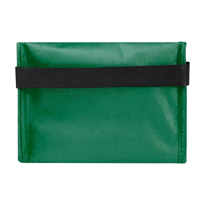 Bolsa térmica de non-woven reciclado para 6 latas y capacidad 4L color verde segunda vista trasera Bolsa térmica de non-woven reciclado para 6 latas y capacidad 4L color verde segunda vista trasera