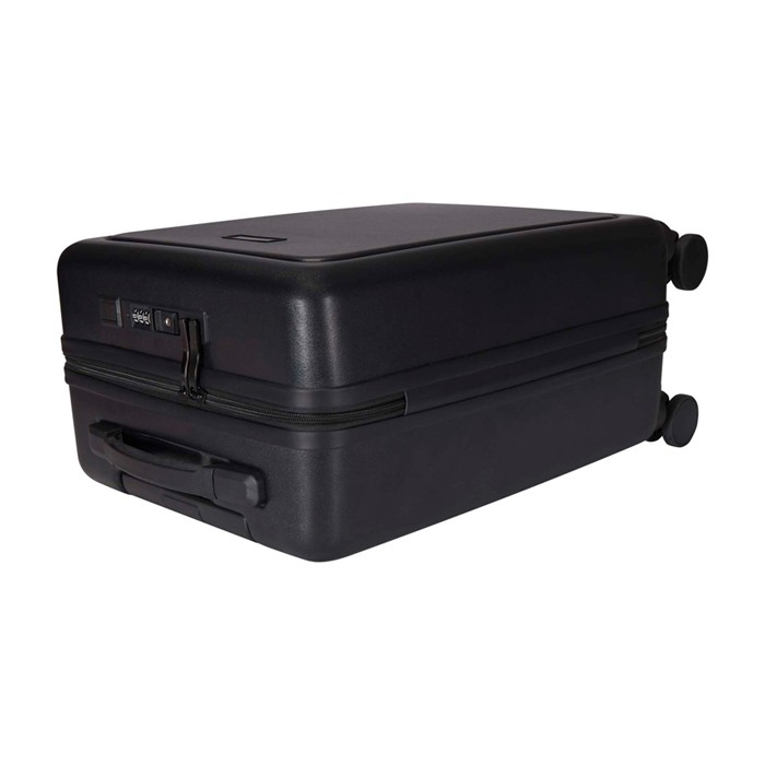 Trolley de cabina de plástico reciclado con compartimento PC 20” color negro vista detalle 1 Trolley de cabina de plástico reciclado con compartimento PC 20” color negro vista detalle 1