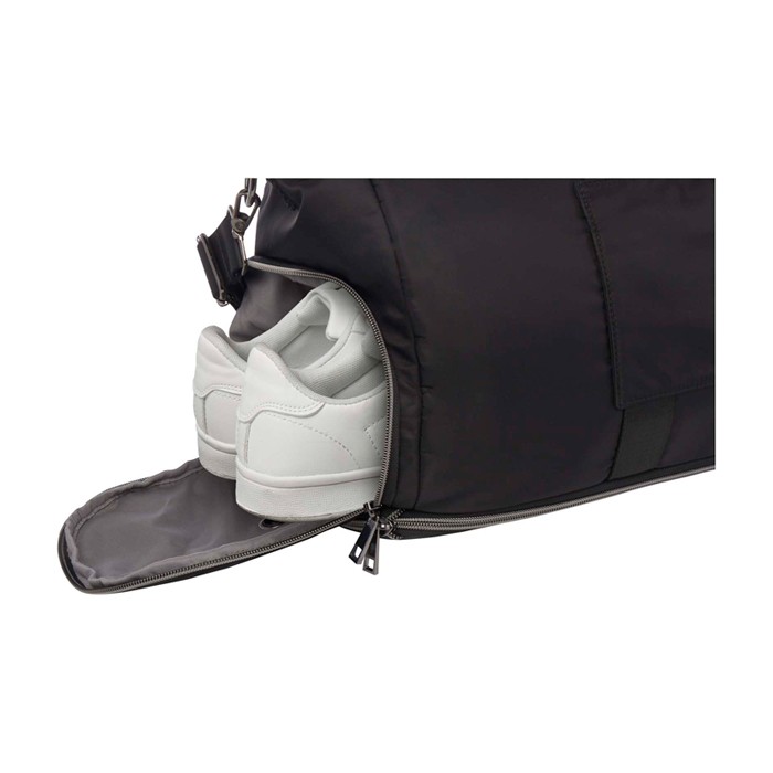 Bolsa deportiva expansible con diseño elegante y capacidad 35L color negro tercera vista Bolsa deportiva expansible con diseño elegante y capacidad 35L color negro tercera vista