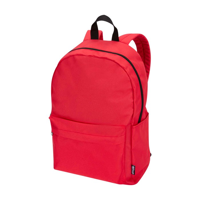 Mochila urban ecológica y repelente al agua 16L para PC 14” color rojo