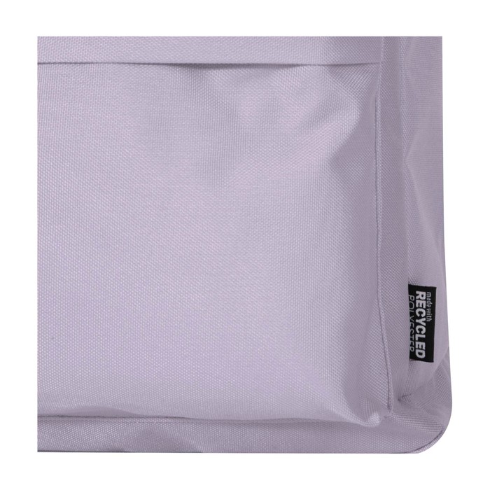 Mochila urban ecológica y repelente al agua 16L para PC 14” color lila vista detalle 1