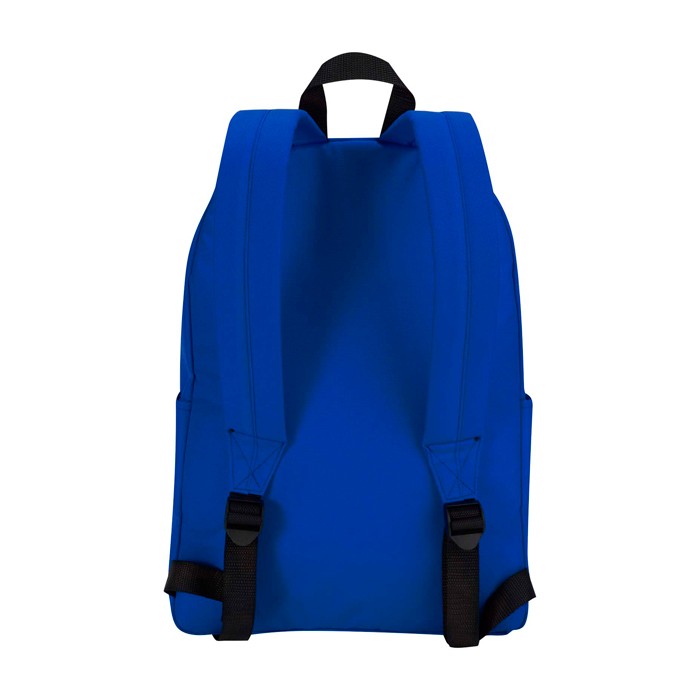 Mochila urban ecológica y repelente al agua 16L para PC 14” color azul real segunda vista trasera
