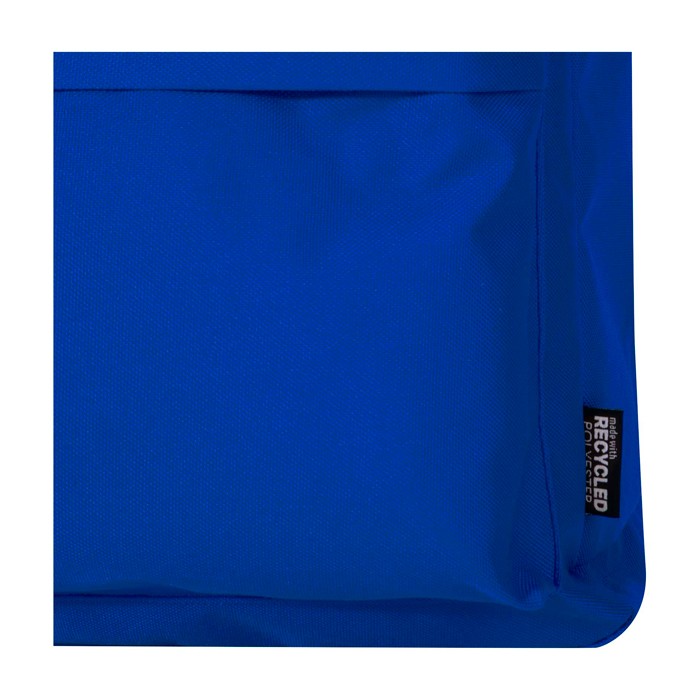 Mochila urban ecológica y repelente al agua 16L para PC 14” color azul real vista detalle 1