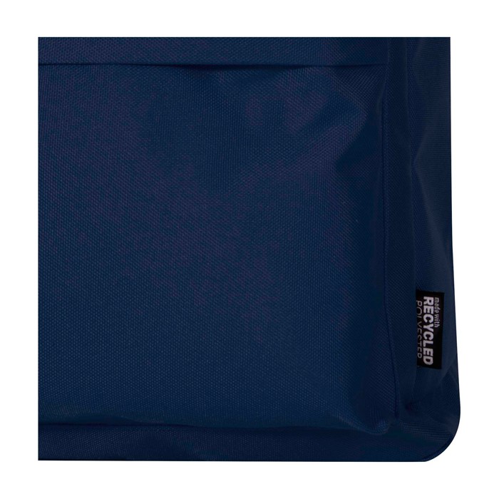 Mochila urban ecológica y repelente al agua 16L para PC 14” color azul marino vista detalle 1
