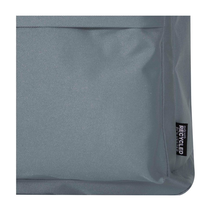 Mochila urban ecológica y repelente al agua 16L para PC 14” color gris vista detalle 1