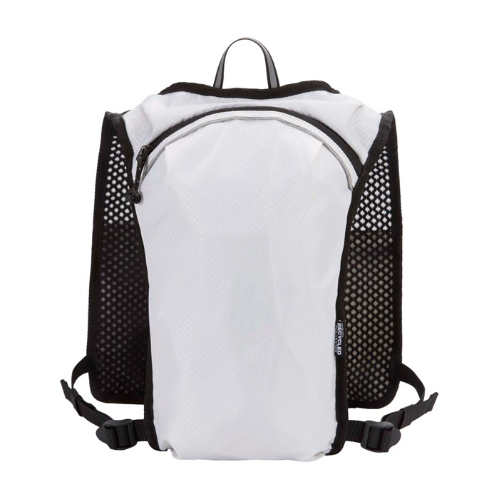 Chaleco de hidratación para running impermeable y reflectante color arena segunda vista trasera Chaleco de hidratación para running impermeable y reflectante color arena segunda vista trasera