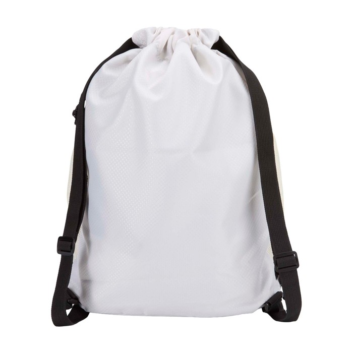 Bolsa sport con tejido reciclado impermeable y zapatero 18L color arena segunda vista trasera Bolsa sport con tejido reciclado impermeable y zapatero 18L color arena segunda vista trasera