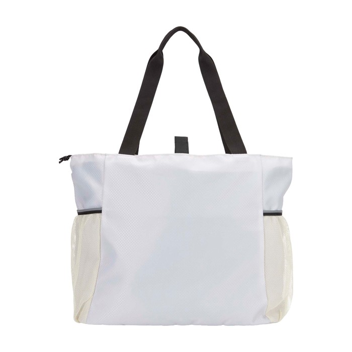 Bolsa de yoga con tejido ripstop reciclado e impermeable 18L color arena segunda vista trasera Bolsa de yoga con tejido ripstop reciclado e impermeable 18L color arena segunda vista trasera