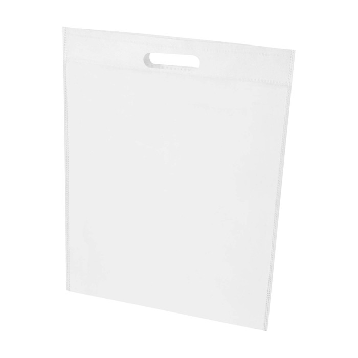 Bolsa de non woven reciclado termosellada y ultraresistente 5L color blanco