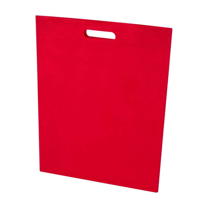 Bolsa de non woven reciclado termosellada y ultraresistente 5L color rojo