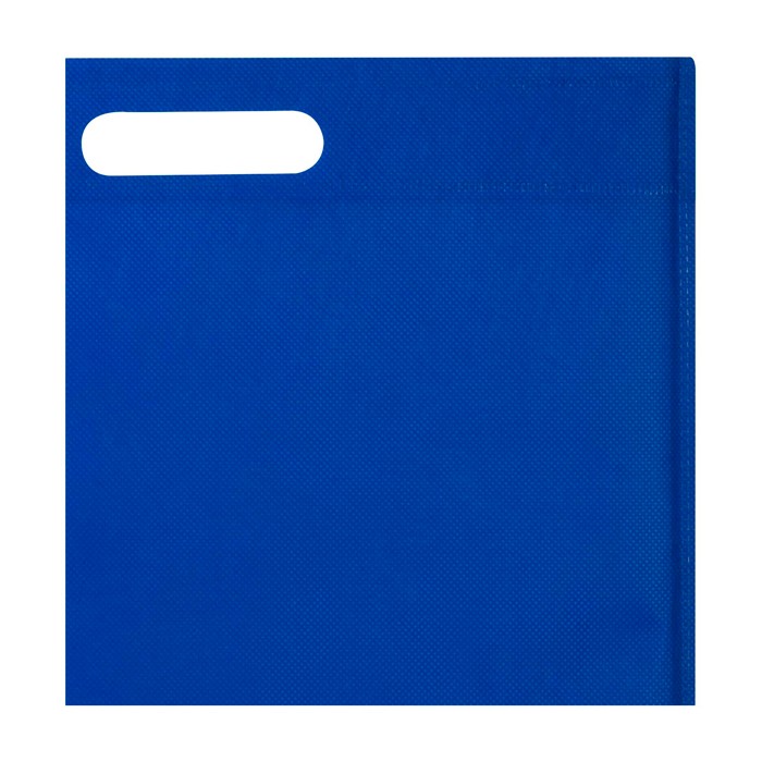Bolsa de non woven reciclado termosellada y ultraresistente 5L color azul real vista detalle 1