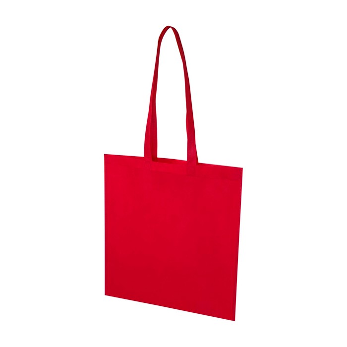 Bolsa multiusos de non woven reciclado resistente al desgarro 6L color rojo