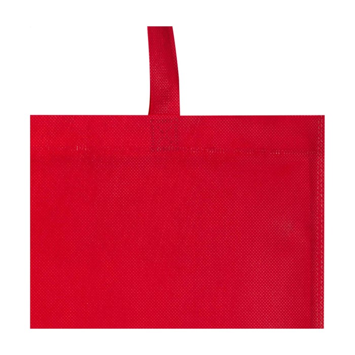 Bolsa multiusos de non woven reciclado resistente al desgarro 6L color rojo vista detalle 1