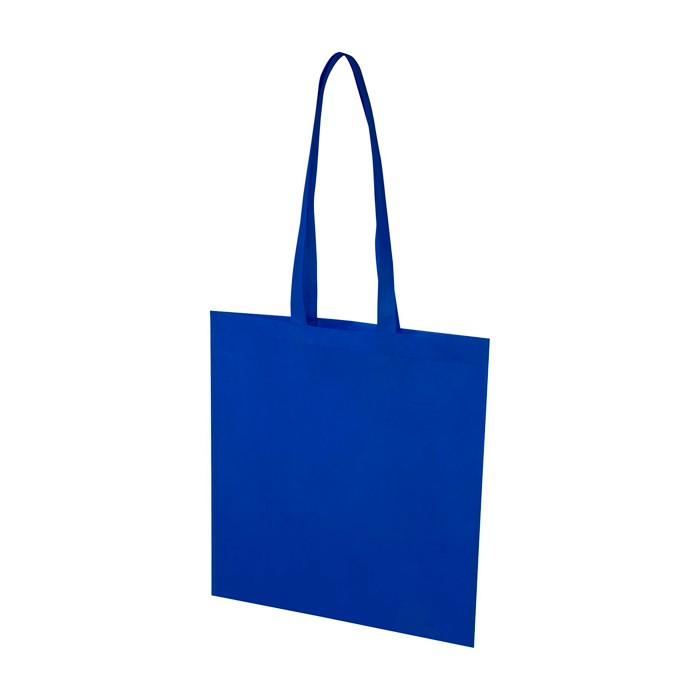 Bolsa multiusos de non woven reciclado resistente al desgarro 6L color azul real