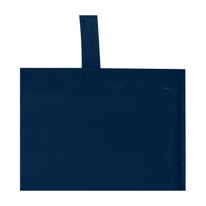 Bolsa multiusos de non woven reciclado resistente al desgarro 6L color azul marino vista detalle 1