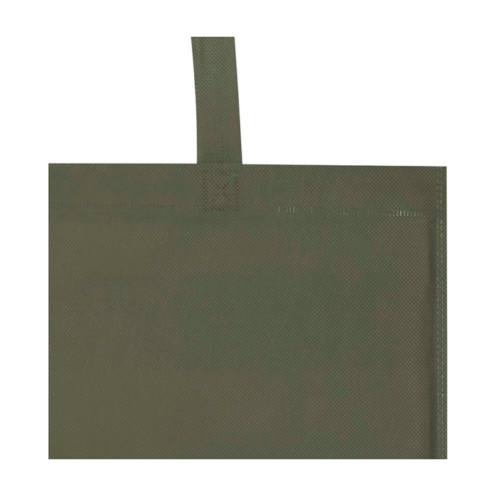 Bolsa multiusos de non woven reciclado resistente al desgarro 6L color verde oscuro vista detalle 1