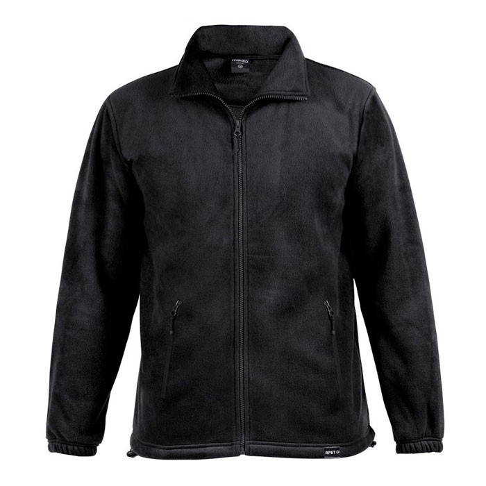 Chaqueta polar reciclada 280 g/m2 color negro Chaqueta polar reciclada 280 g/m2 color negro