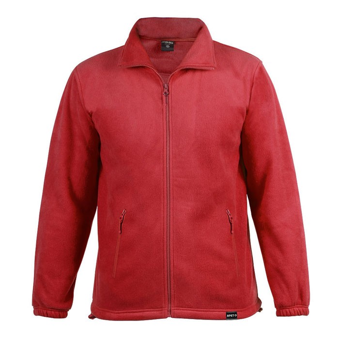 Chaqueta polar reciclada 280 g/m2 color rojo Chaqueta polar reciclada 280 g/m2 color rojo