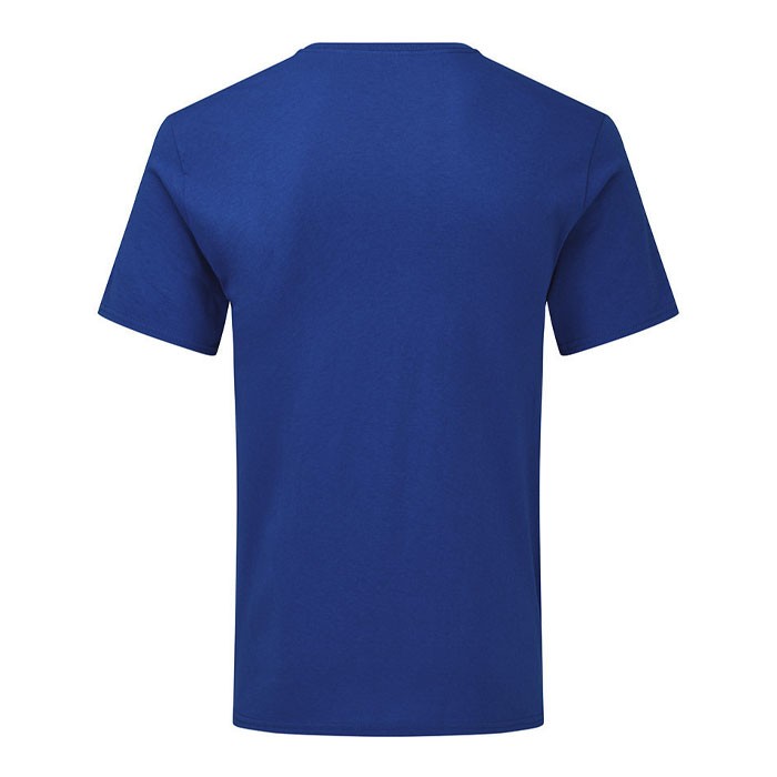Camiseta cuello en V algodón 150 g/m2 color azul primera vista