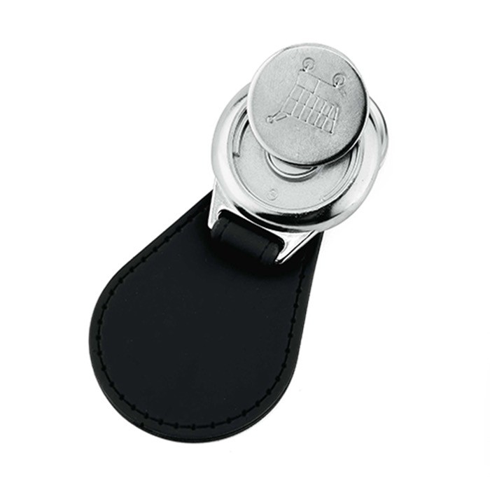 Llavero personalizable con ficha interior para carro de la compra vista 3