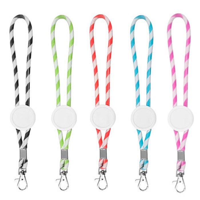 Llavero alargado tipo lanyard que es ajustable y lleva mosquetón vista detalle 7 Llavero alargado tipo lanyard que es ajustable y lleva mosquetón vista detalle 7