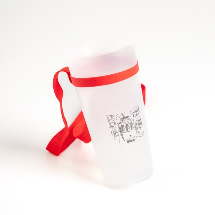 Lanyard posavasos con correa de silicona ideal parea festivales vista 1 Lanyard posavasos con correa de silicona ideal parea festivales vista 1