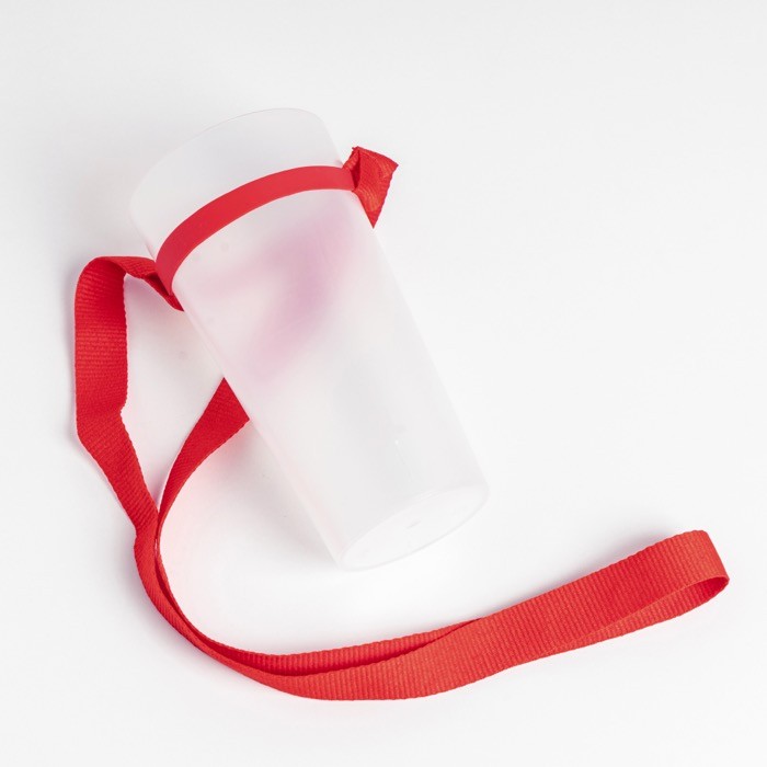 Lanyard posavasos con correa de silicona ideal parea festivales Lanyard posavasos con correa de silicona ideal parea festivales