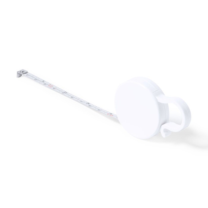 Flexómetro 1m con detalle de bambú color blanco quinta vista