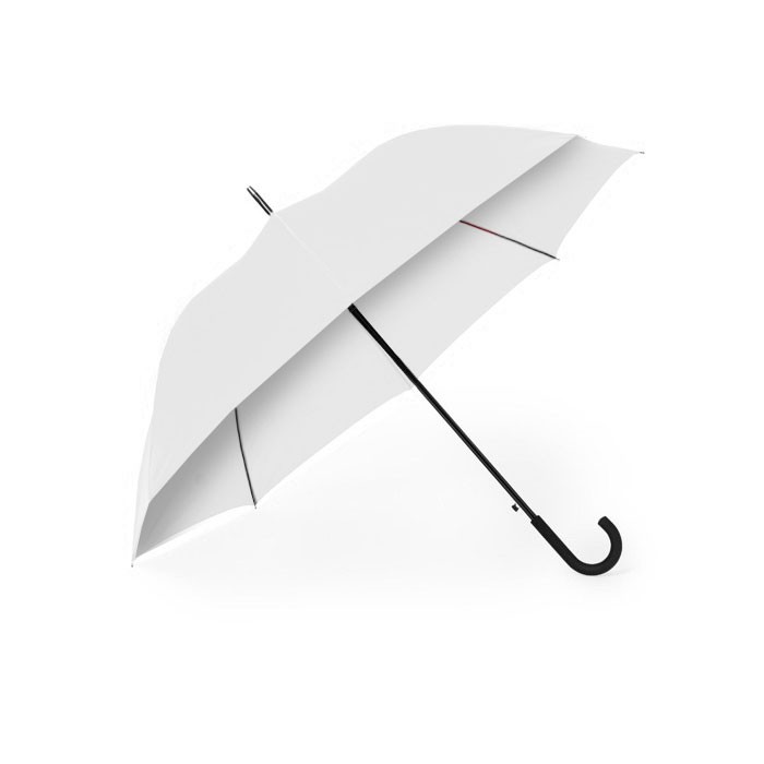 Paraguas automático de 8 paneles XL color blanco segunda vista