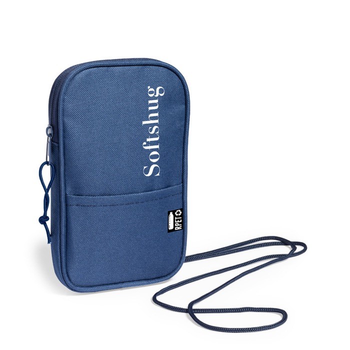 Portamóvil con cinta bandolera color negro tercera vista