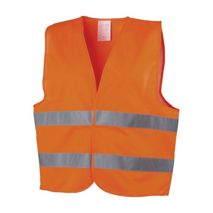 Chaleco reflectante de alta visibilidad clase 2 talla de adulto color naranja Chaleco reflectante de alta visibilidad clase 2 talla de adulto color naranja