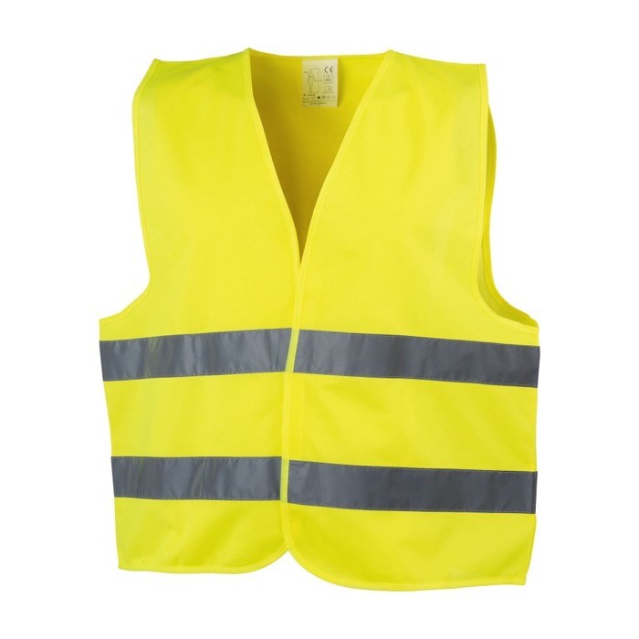 Chaleco reflectante de alta visibilidad clase 2 talla de adulto color amarillo Chaleco reflectante de alta visibilidad clase 2 talla de adulto color amarillo
