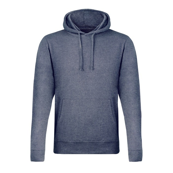 Sudadera de poliéster y algodón unisex 175 g/m2 MKT Landon color azul marino primera vista