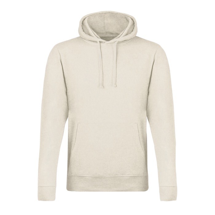 Sudadera de poliéster y algodón unisex 175 g/m2 MKT Landon color natural primera vista