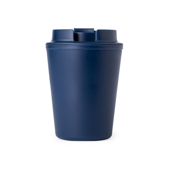 Vaso takeaway de plástico reciclado de doble pared de 300ml