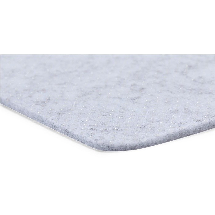 Alfombrilla de material reciclado con base antideslizante