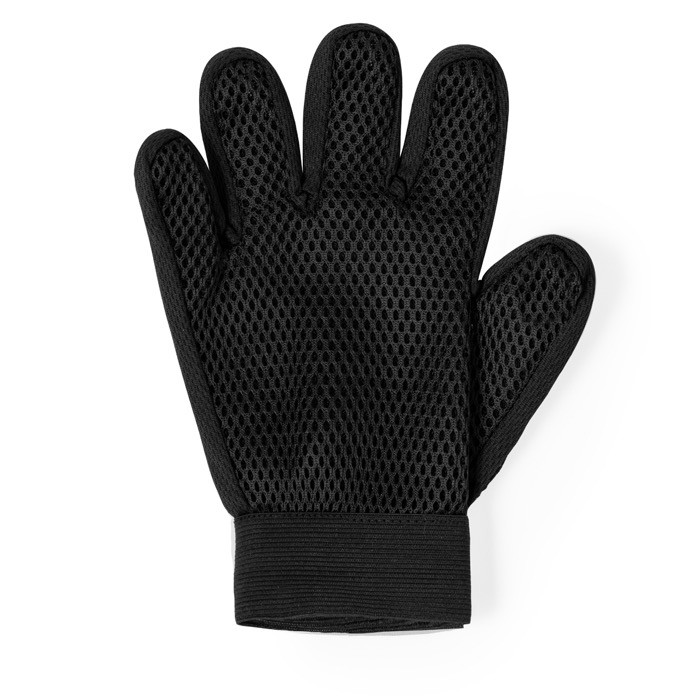 Guante para cepillar mascotas con cinta de velcro adaptable sexta vista Guante para cepillar mascotas con cinta de velcro adaptable sexta vista