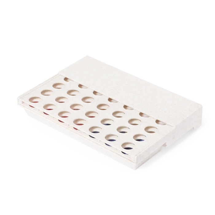 Juego de 4 en 1 hecho de caña de trigo con 42 piezas circulares tercera vista Juego de 4 en 1 hecho de caña de trigo con 42 piezas circulares tercera vista