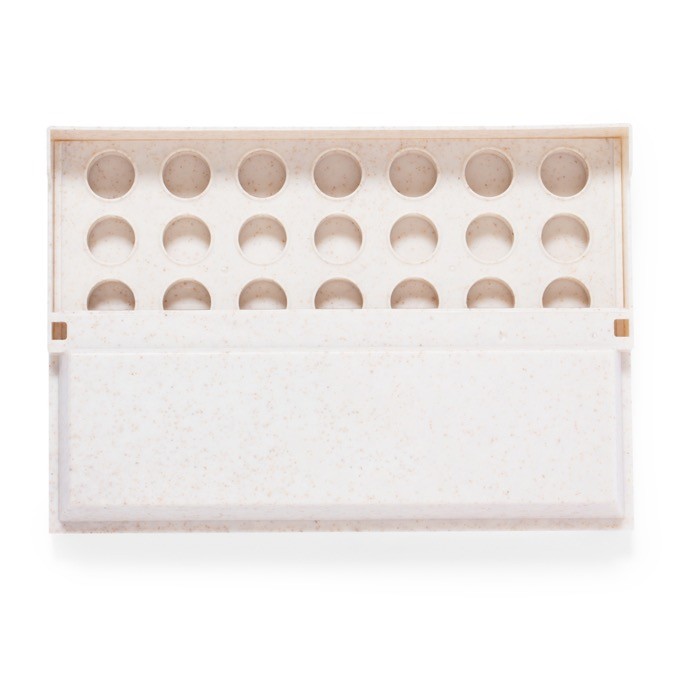 Juego de 4 en 1 hecho de caña de trigo con 42 piezas circulares cuarta vista Juego de 4 en 1 hecho de caña de trigo con 42 piezas circulares cuarta vista