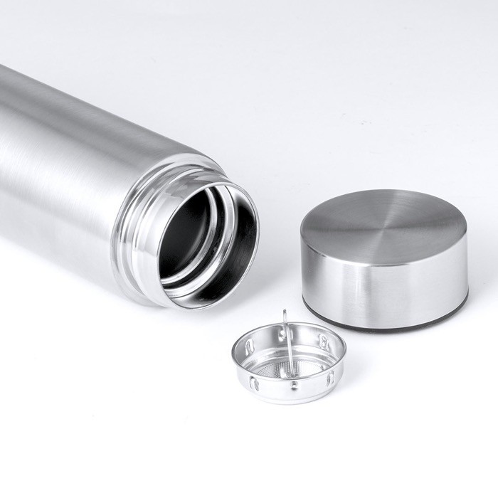 Termo de acero inoxidable de doble pared con infusor 470ml tercera vista