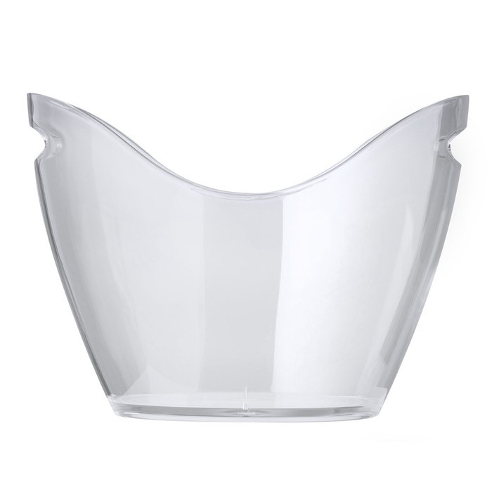 Cubitera transparente de plástico con doble agarre a los lados 8L color transparente primera vista