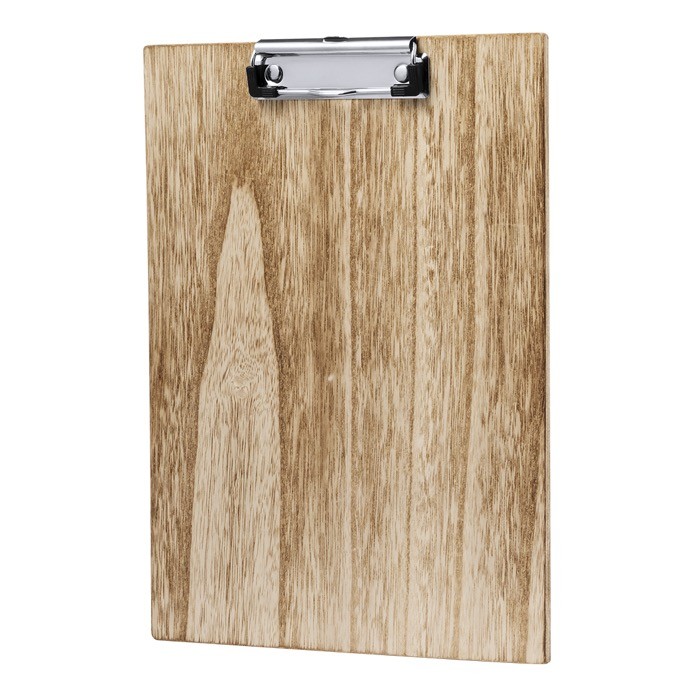 Portapapeles de madera con pinza para la documentación A4 color madera segunda vista