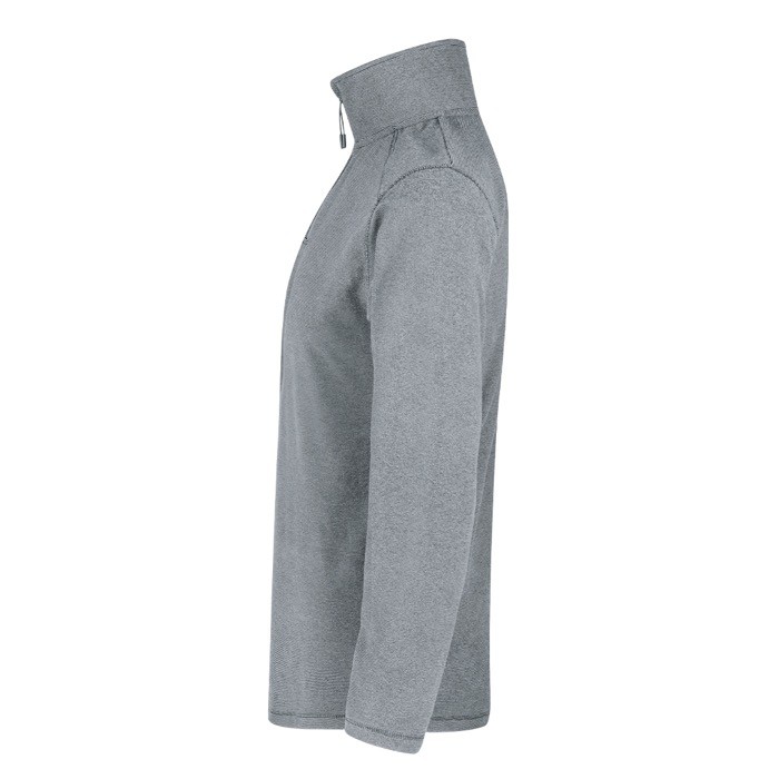 Chaqueta de polar fleece con cierre de cremallera a juego 160 g/m2 color gris Chaqueta de polar fleece con cierre de cremallera a juego 160 g/m2 color gris