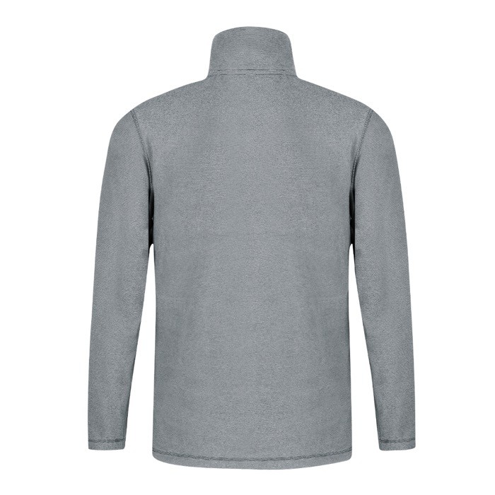 Chaqueta de polar fleece con cierre de cremallera a juego 160 g/m2 color gris Chaqueta de polar fleece con cierre de cremallera a juego 160 g/m2 color gris