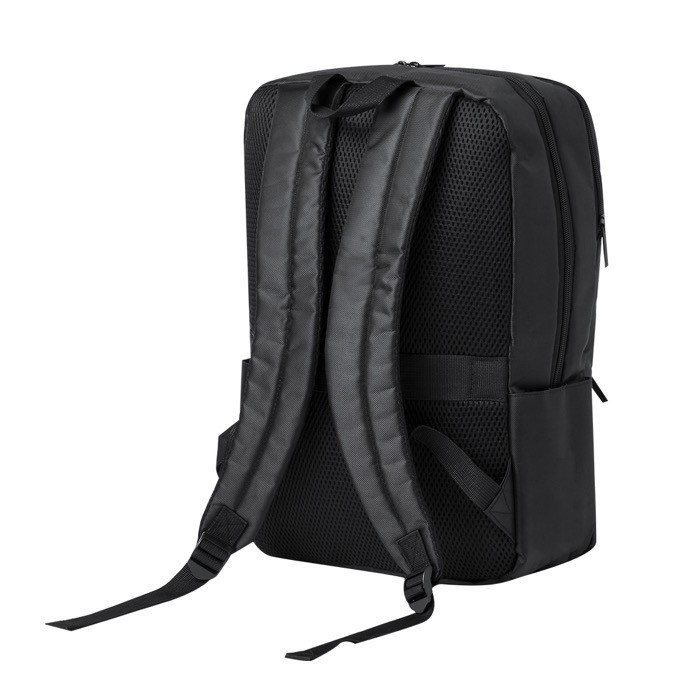 Mochila de polipiel con compartimiento de tablet y portátil 15'' tercera vista Mochila de polipiel con compartimiento de tablet y portátil 15'' tercera vista