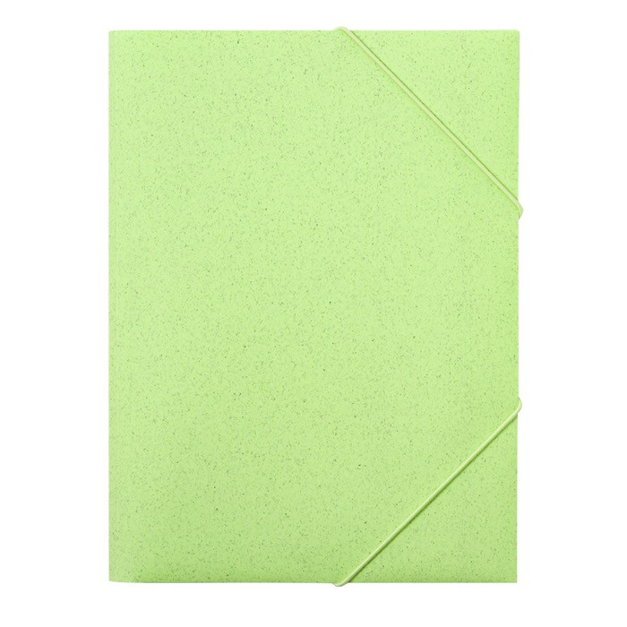 Portapapeles de caña de trigo de tapa flexible en varios colores color verde primera vista