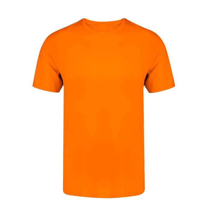 Camiseta unisex de 100% algodón peinado Ring Spun 160 g/m2 color naranja primera vista