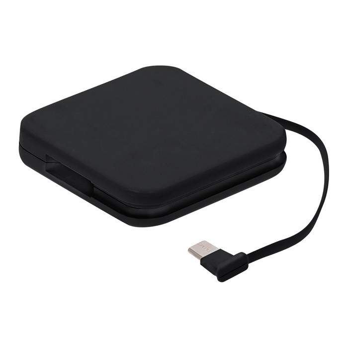 Powerbank cuadrado de ABS con conexión tipo C 1.200 mAh séptima vista Powerbank cuadrado de ABS con conexión tipo C 1.200 mAh séptima vista